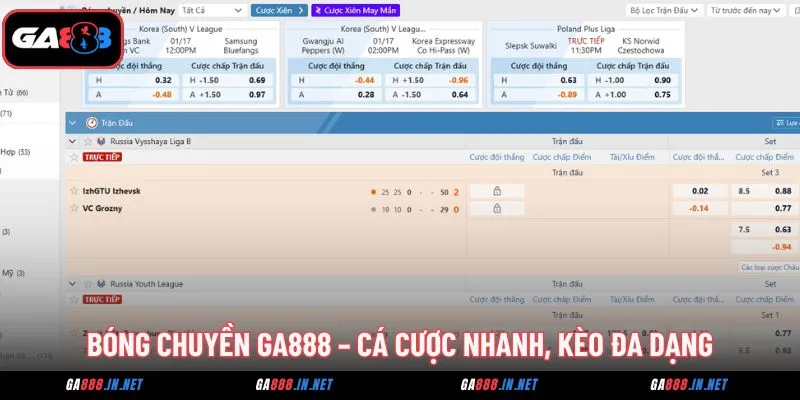 bong chuyen ga888 ca cuoc nhanh keo da dang