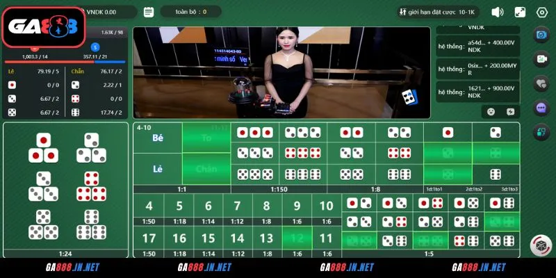 Luật chơi Sicbo GA88 chi tiết, dễ nắm bắt cho người mới