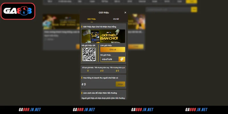 Quy trình tham gia và nhận hoa hồng GA888